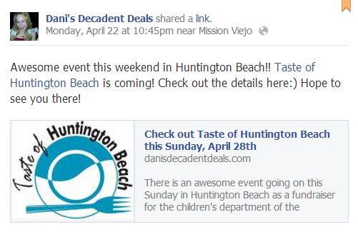 Taste of HB - Sunday, April 28th - get tickets now