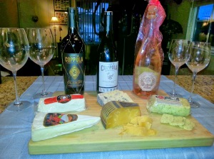 Francis ford coppola wines, fancy cheeses, peter dills, vons, pavilions