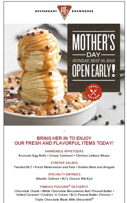 Mother's Day, dining deals, mom, mother's day 2015, gift ideas