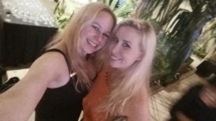 My friend, Catherine and I - Golden Foodie Awards 2015